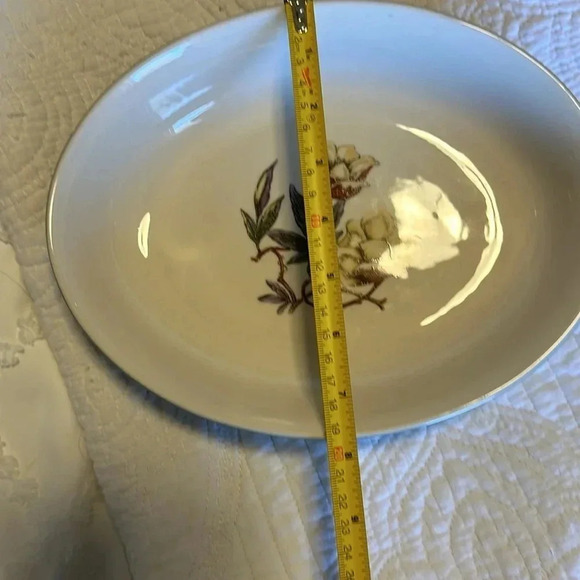 Flintridge china, made in California flowered dish. Free with bundle! - Picture 7 of 8